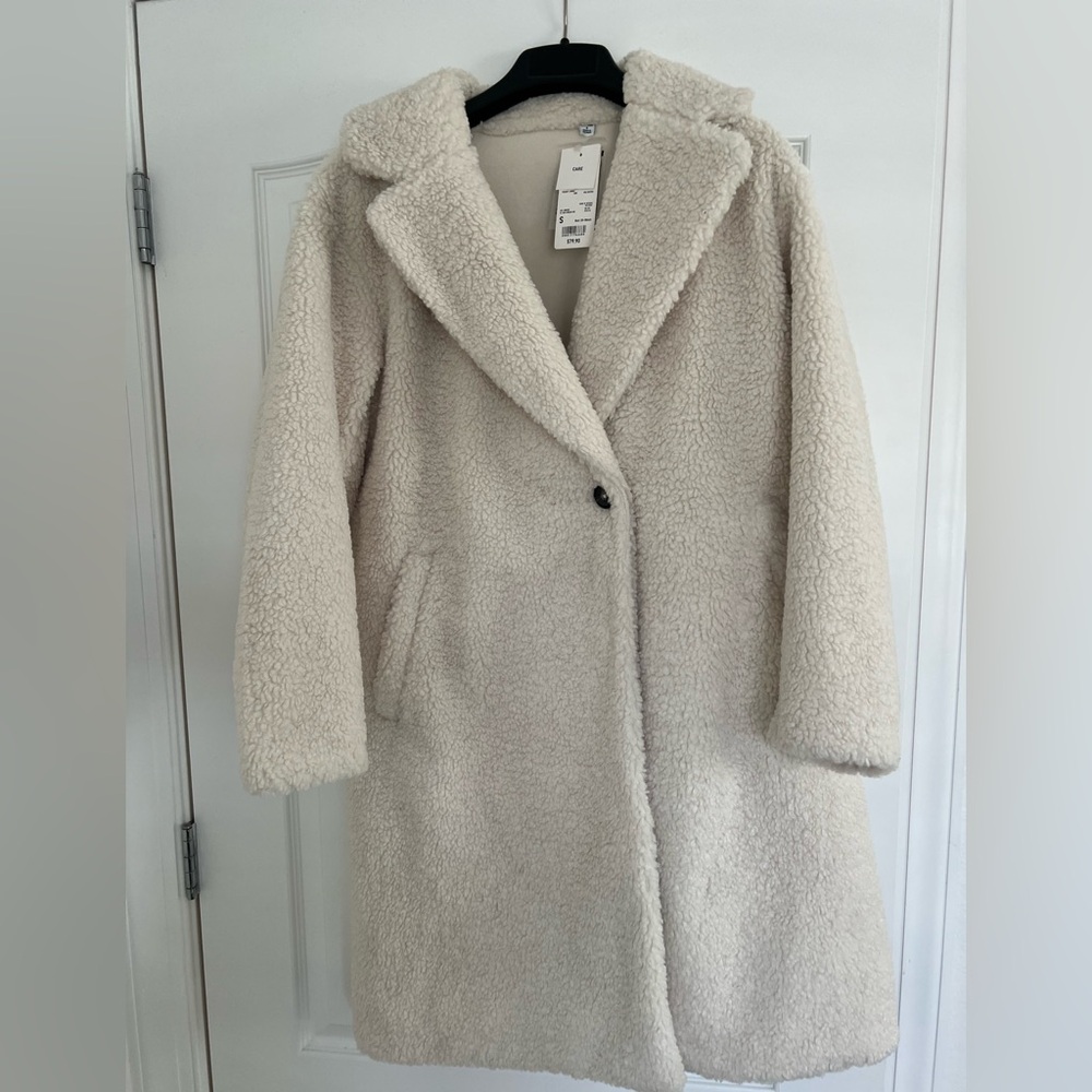 NWT Teddy Coat Uniqlo